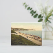 Beach, Swanage, England, zeldzaam Photochrom Briefkaart (Staand voorkant)