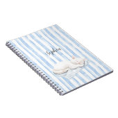 Beach Sweet Dreams Cat on Towel Notitieboek (Rechterzijde)