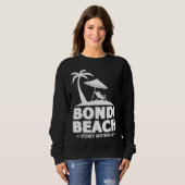 Beach Sydney Australia Summer Vacation Palm Trees Trui (Voorkant volledig)