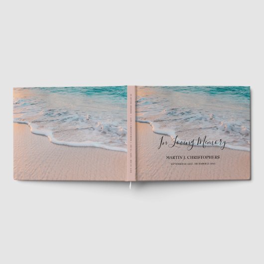 Beach Sympathie begrafenis Memorial Gastenboek (Volledig)