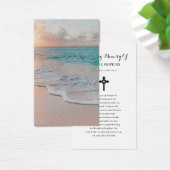 Beach Sympathie Funeral Memorial Prayer Kaarten Visitekaartje (Bureau)