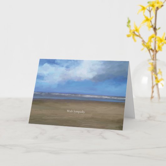 Beach Sympathikaart Kaart (Gele Bloem)