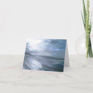 Beach Sympathy Card Kaart