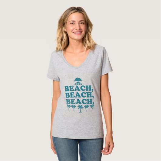 Beach T-Shirt (Voorkant volledig)
