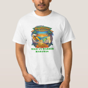 BEACH T-SHIRTS - PELICAN HARBOR - BAHAMAS