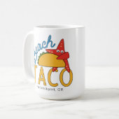 Beach Taco Coffee Cup Koffiemok (Voorkant links)