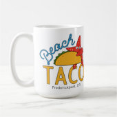 Beach Taco Coffee Cup Koffiemok (Links)