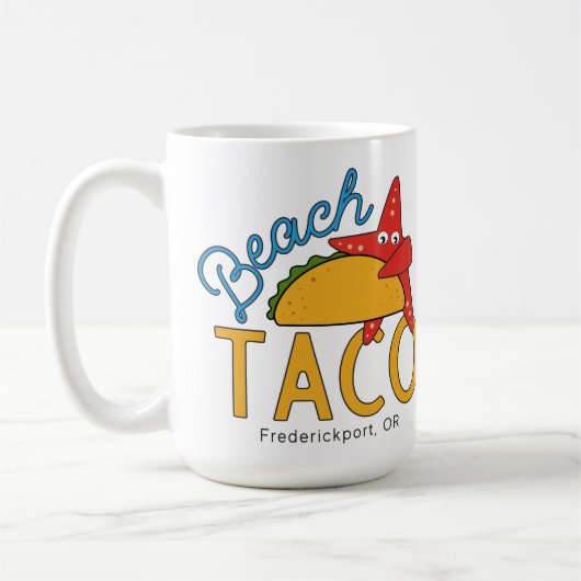 Beach Taco Coffee Cup Koffiemok (Links)