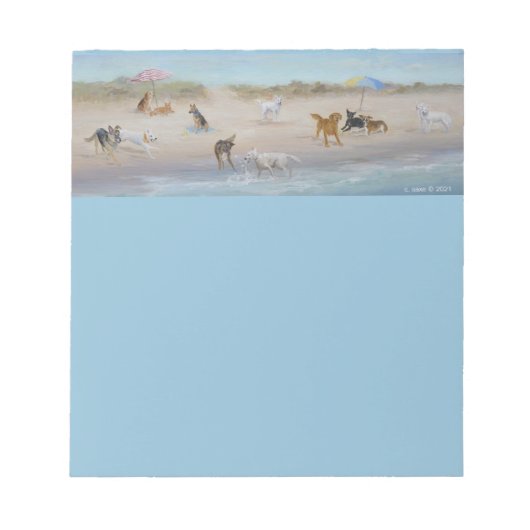 Beach Tails Note Pad Notitieblok (Voorkant)