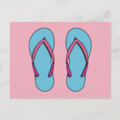 Beach Teenslippers Briefkaart (Voorkant)