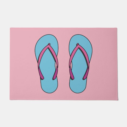 Beach Teenslippers Deurmat (Voorkant)