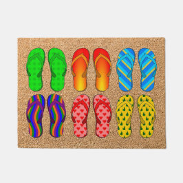 Beach Teenslippers Doormat Deurmat