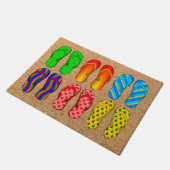 Beach Teenslippers Doormat Deurmat (Schuin)