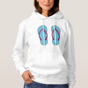 Beach Teenslippers Hoodie
