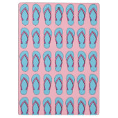 Beach Teenslippers Klembord (Achterkant)