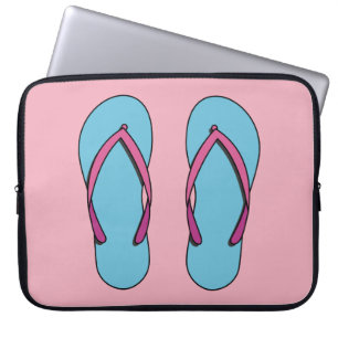 Beach Teenslippers Laptop Sleeve