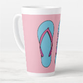 Beach Teenslippers Latte Mok (Linkerhoek)
