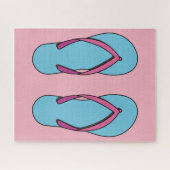 Beach Teenslippers Legpuzzel (Horizontaal)