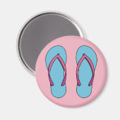 Beach Teenslippers Magneet (Voorkant / Achterkant)