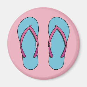 Beach Teenslippers Magneet