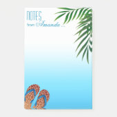 Beach Teenslippers op maat Post-it® Notes (Voorkant)