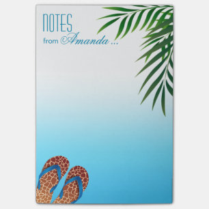 Beach Teenslippers op maat Post-it® Notes