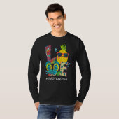 Beach Teenslippers Pineapple Summer Vacation Love T-shirt (Voorkant volledig)