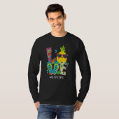 Beach Teenslippers Pineapple Summer Vacation Love T-shirt (Voorkant volledig)