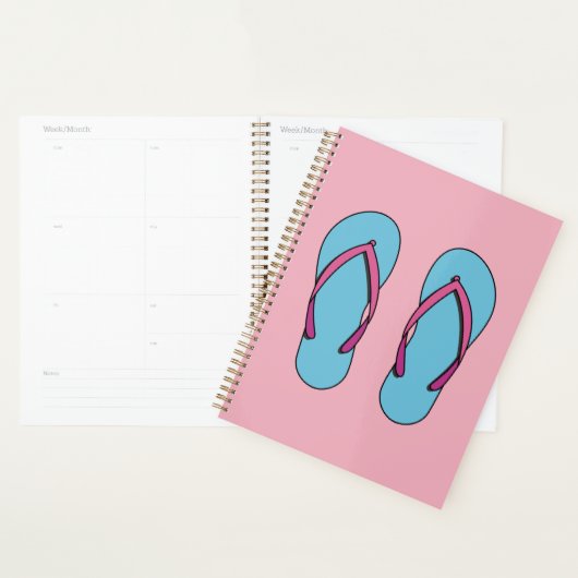 Beach Teenslippers Planner (Display)