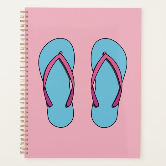 Beach Teenslippers Planner (Voorkant)
