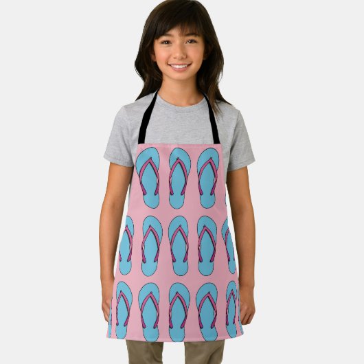 Beach Teenslippers Schort (Insitu)