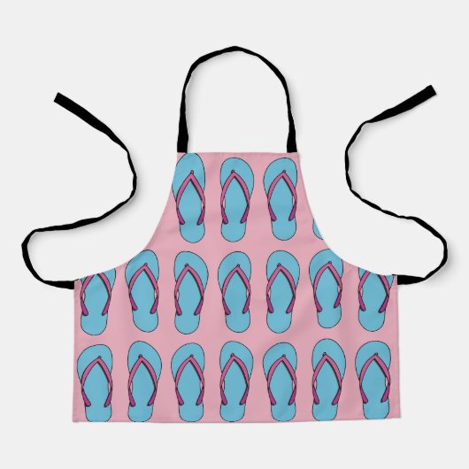 Beach Teenslippers Schort (Voorkant)