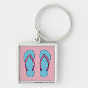 Beach Teenslippers Sleutelhanger
