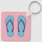 Beach Teenslippers Sleutelhanger (Achterkant)