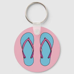 Beach Teenslippers Sleutelhanger