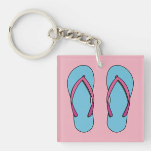 Beach Teenslippers Sleutelhanger