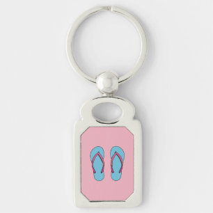 Beach Teenslippers Sleutelhanger