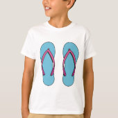 Beach Teenslippers T-shirt (Voorkant)