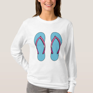 Beach Teenslippers T-shirt