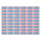 Beach Teenslippers Tafelkleed (Voorkant (Horizontaal))