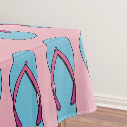 Beach Teenslippers Tafelkleed (Voorbeeld)