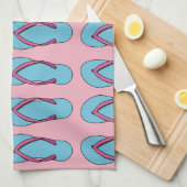 Beach Teenslippers Theedoek (Quarter Fold)