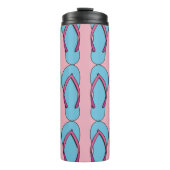 Beach Teenslippers Thermosbeker (Voorkant)