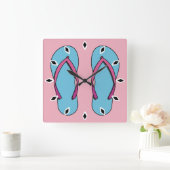 Beach Teenslippers Vierkante Klok (Huis)