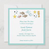 Beach Teenslippers Weddenschap Save the Date (Achterkant)