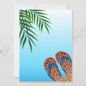 Beach Teenslippers Weddenschappen Kaart (Achterkant)