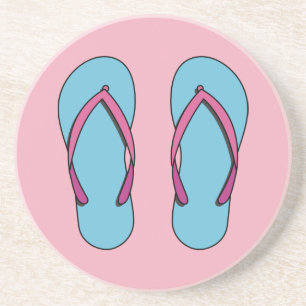 Beach Teenslippers Zandsteen Onderzetter
