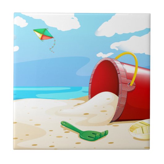 Beach Tegeltje (Voorkant)