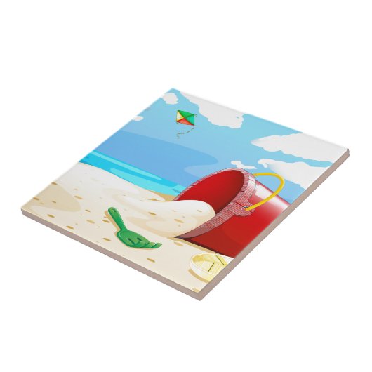 Beach Tegeltje (Zijkant)