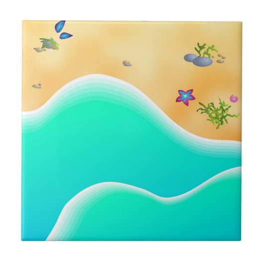 Beach Tegeltje (Voorkant)